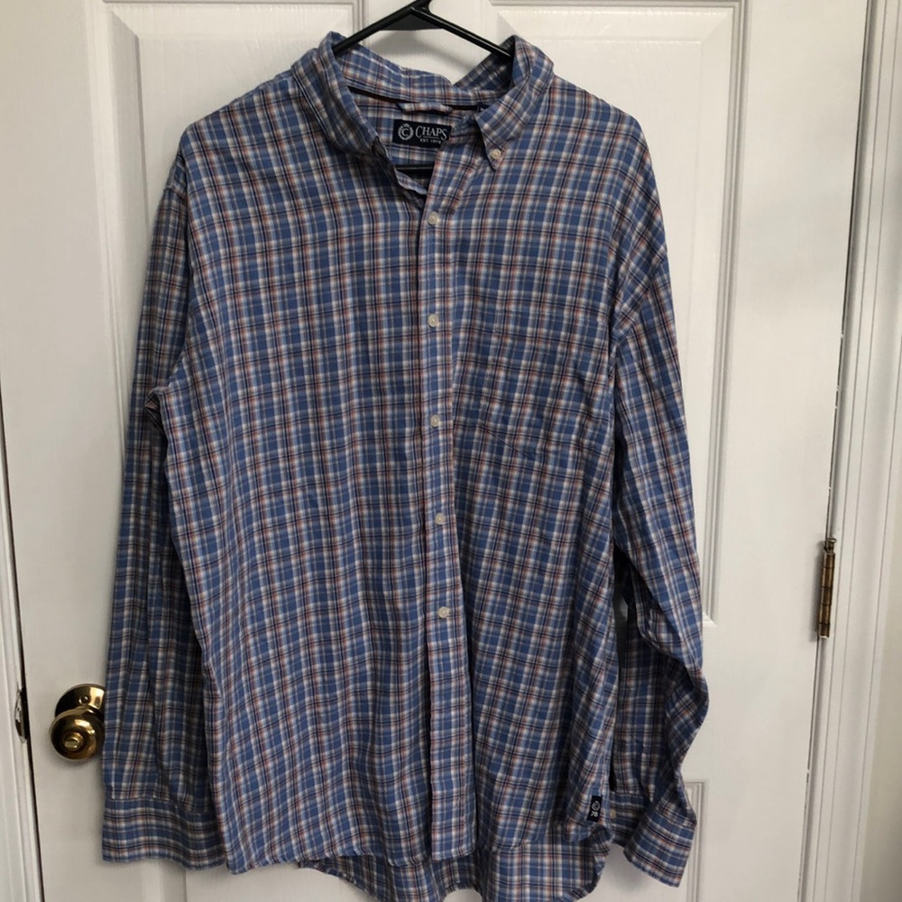 Chaps Dress Shirt Easy Care size XL